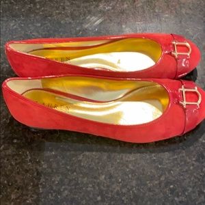 Lauren Ralph Lauren Red Flats 🥿